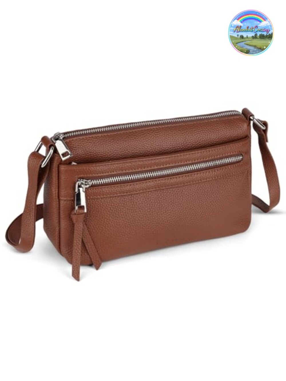 Genuine Leather Crossbody Purse Small RFID Travel Bag Women